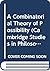 A Combinatorial Theory of Possibility (Cambridge Studies in Philosophy)
