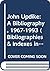 John Updike: A Bibliography...