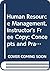 Human Resource Management, ...