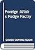 Foreign Affairs Fudge Factry
