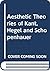 The Aesthetic Theories of K...