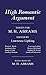 High Romantic Argument by Geoffrey H. Hartman