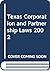 Texas Corporation and Partnership Laws 2002