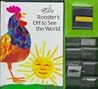 NOT A BOOK ROOSTERS OFF TO SEE THE WORLD BOOK STAMP SET
