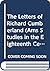 The Letters of Richard Cumberland (Ams Studies in the Eighteenth Century)