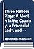 Three Famous Plays: A Month in the Country, a Provincial Lady, and a Poor Gentleman (English and Russian Edition)