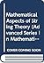 Mathematical Aspects of String Theory by Shing-Tung Yau
