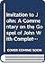 Invitation to John: A Commentary on the Gospel of John With Complete Text from the Jerusalem Bible
