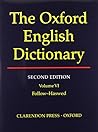 Oxford English Dictionary Edition Volume 6 Oxford English Dictionary Edition Volume 6