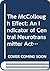 The McCollough Effect: An Indicator of Central Neurotransmitter Activity