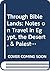 Through Bible Lands: Notes on Travel in Egypt, the Desert, & Palestine