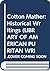 Cotton Mather: Historical W...