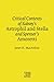 Critical Contexts of Sidney's Astophil and Stella and Spenser's Amoretti (E L S MONOGRAPH SERIES)