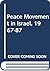 Peace Movement in Israel, 1967-87
