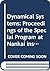 Dynamical Systems - Proceedings of the Special Program at Nankai Institute of Mathematics (Nankai Pure, Applied Mathematics and Theoretical Physics)