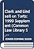 Clerk and Lindsell on Torts: 1999 Supplement (Common Law Library)