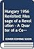 Hungary 1956 Revisited by Ágnes Heller