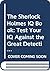 The Sherlock Holmes IQ Book