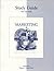 Study Guide to accompany Marketing by Roger A. Kerin