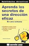 Aprenda los secretos de una dirección eficaz