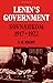 Lenin's Government: Sovnarkom 1917-1922 (Cambridge Russian, Soviet and Post-Soviet Studies, Series Number 26)