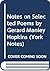 Notes on Selected Poems of Gerald Manley Hopkins: Notes (York Notes)