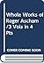 Whole Works of Roger Ascham/3 Vols in 4 Pts