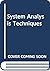 System Analysis Techniques,