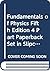 Fundamentals of Physics Fifth Edition 4 Part Paperback Set in Slipcase Consisting of Parts 1 through 4