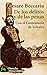 De Los Delitos Y De Las Penas by Cesare Beccaria