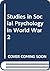 Studies in Social Psychology in World War 2