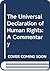 The Universal Declaration of Human Rights: A Commentary