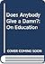 Does Anybody Give a Damn? Nat Hentoff on Education