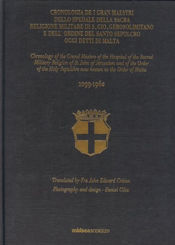 Chronology of the Grand Masters of the Order of Malta (Hardcover)