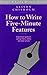 Five-minute Features