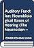 Auditory Function: Neurobiological Bases of Hearing (Neuroscience Institute Monograph Series)