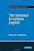 The Sentence in Written Eng...