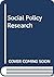 Social policy research by Martin Bulmer