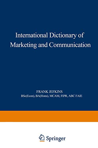 International Dictionary of Marketing and Communication (Hardcover)