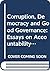 Corruption, democracy, and good governance in Africa: Essays on accountability and ethical behaviour