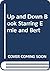 Up and Down Book Starring Ernie and Bert