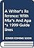 A Writer*s Reference: With Mla*s And Apa*s 1999 Guidelines