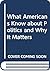 What Americans Know about Politics and Why It Matters