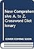 The new comprehensive A-Z crossword dictionary,