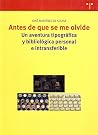 Antes de que se m...