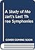 A Study of Mozart's Last Three Symphonies