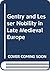 Gentry and Lesser Nobility in Late Medieval Europe