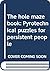 The hole maze book: Pyrotechnical puzzles for persistent people
