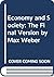 Economy and Society by Keith Tribe Economy and Society by Keith Tribe