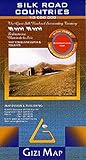 Silk Road Countries Map (English and French and German Edition)